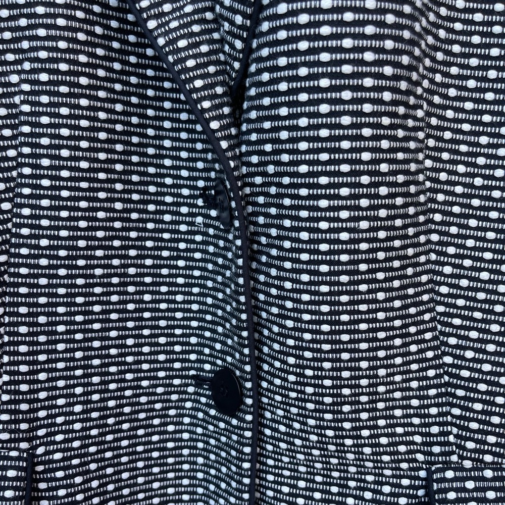 🖤NWOT Talbots size 12 black/white blazer. Stunning jacket. A closet staple! - Picture 3 of 11